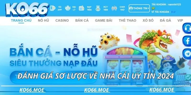 Đánh giá sơ lược về nhà cái uy tín 2024