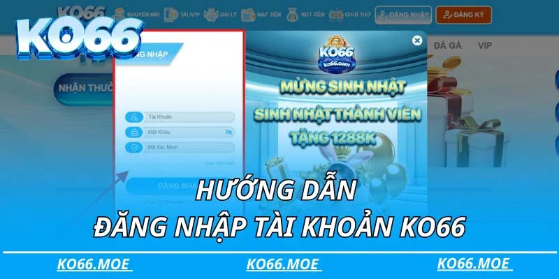 Hướng dẫn đăng nhập tài khoản