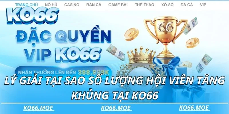 Tại sao số lượng hội viên tăng khủng